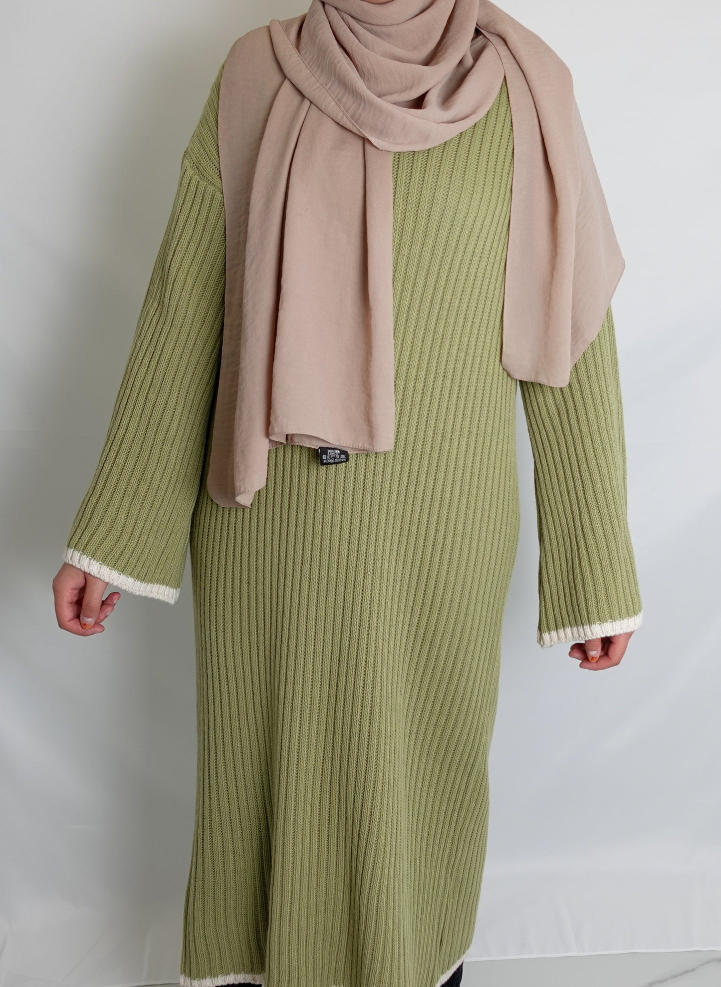 Strickkleid Luna in Avocado