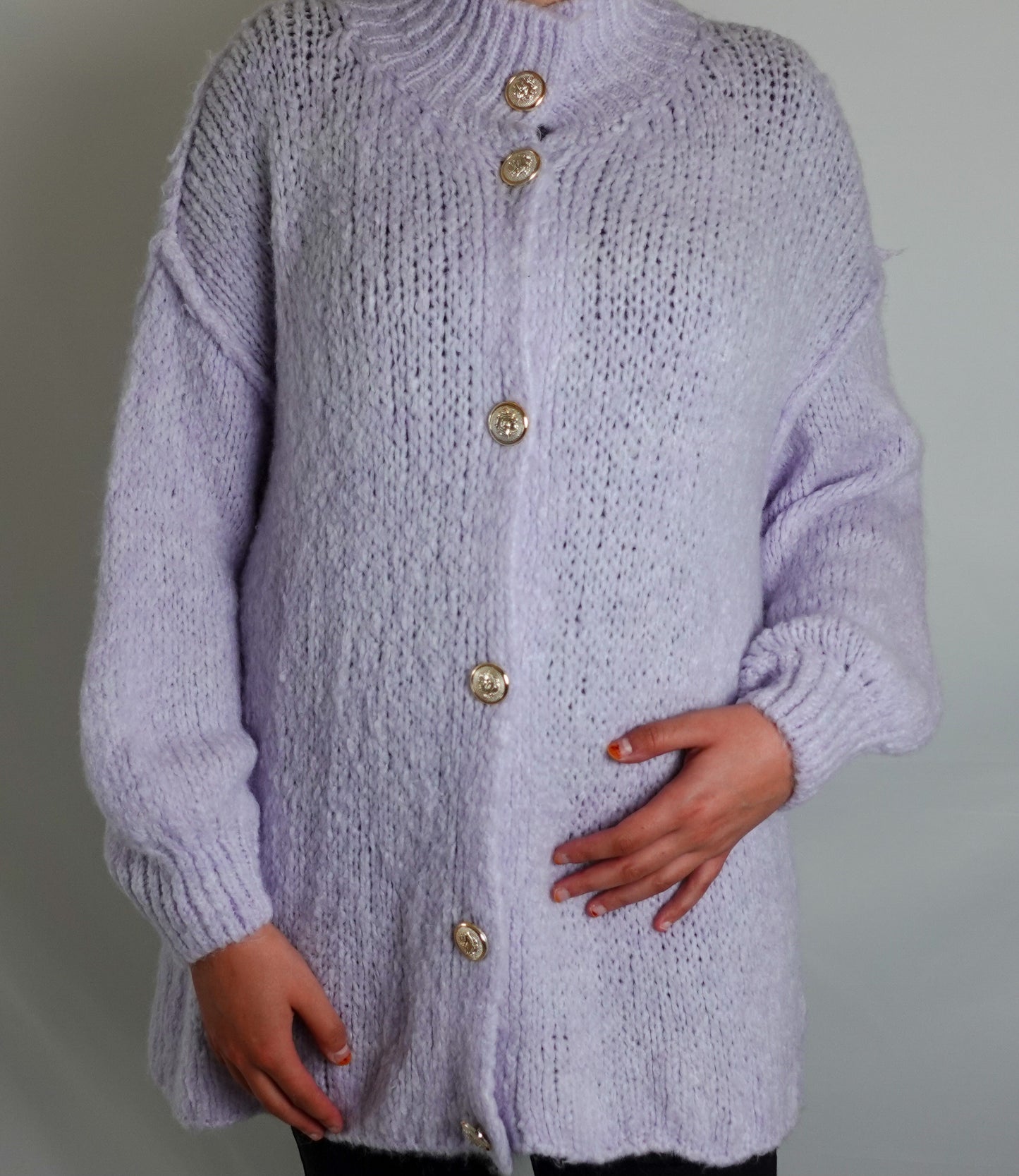 Cardigan Liona in Flieder