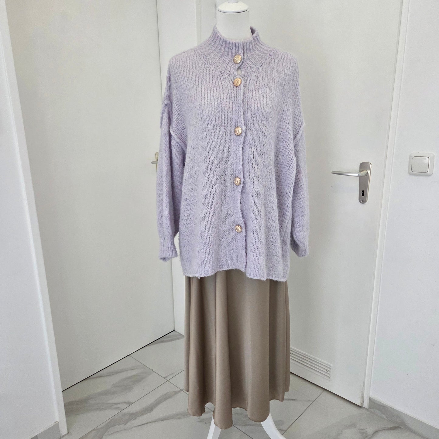 Cardigan Liona in Flieder