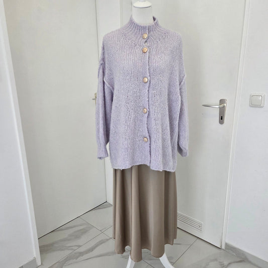 Cardigan Liona in Flieder