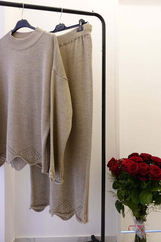 Zweiteiler Dileya in Taupe