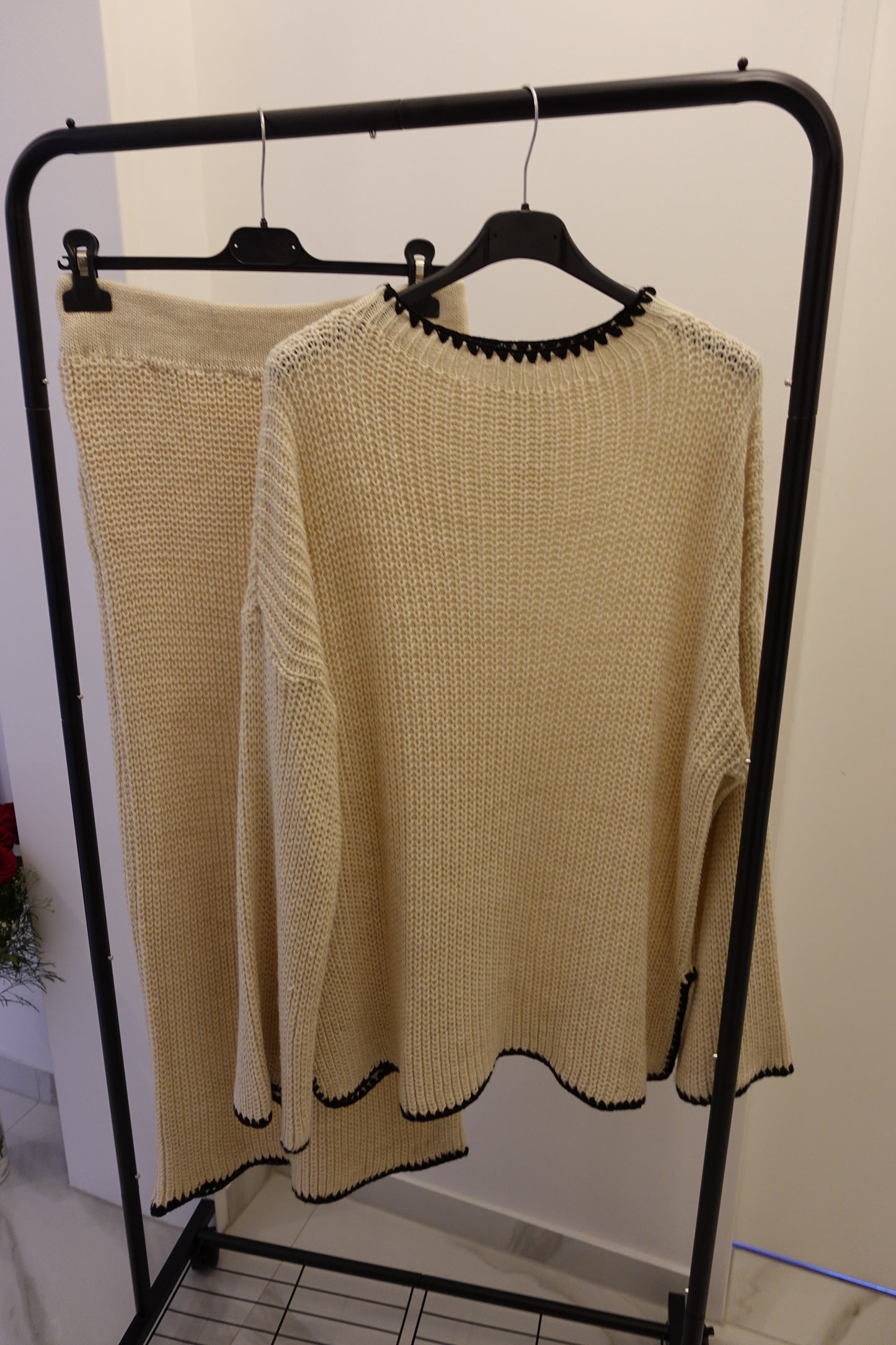 Zweiteiler Mona in Creme