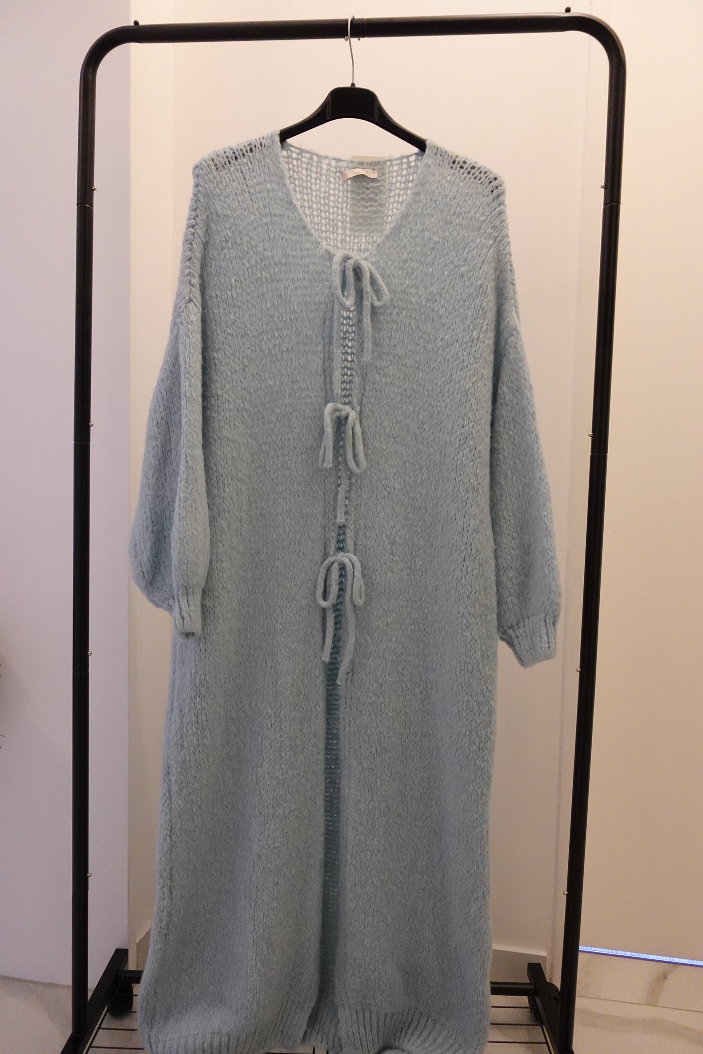 Schleifen-Cardigan Ela in Blau