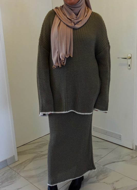 Zweiteiler Mona in Olive
