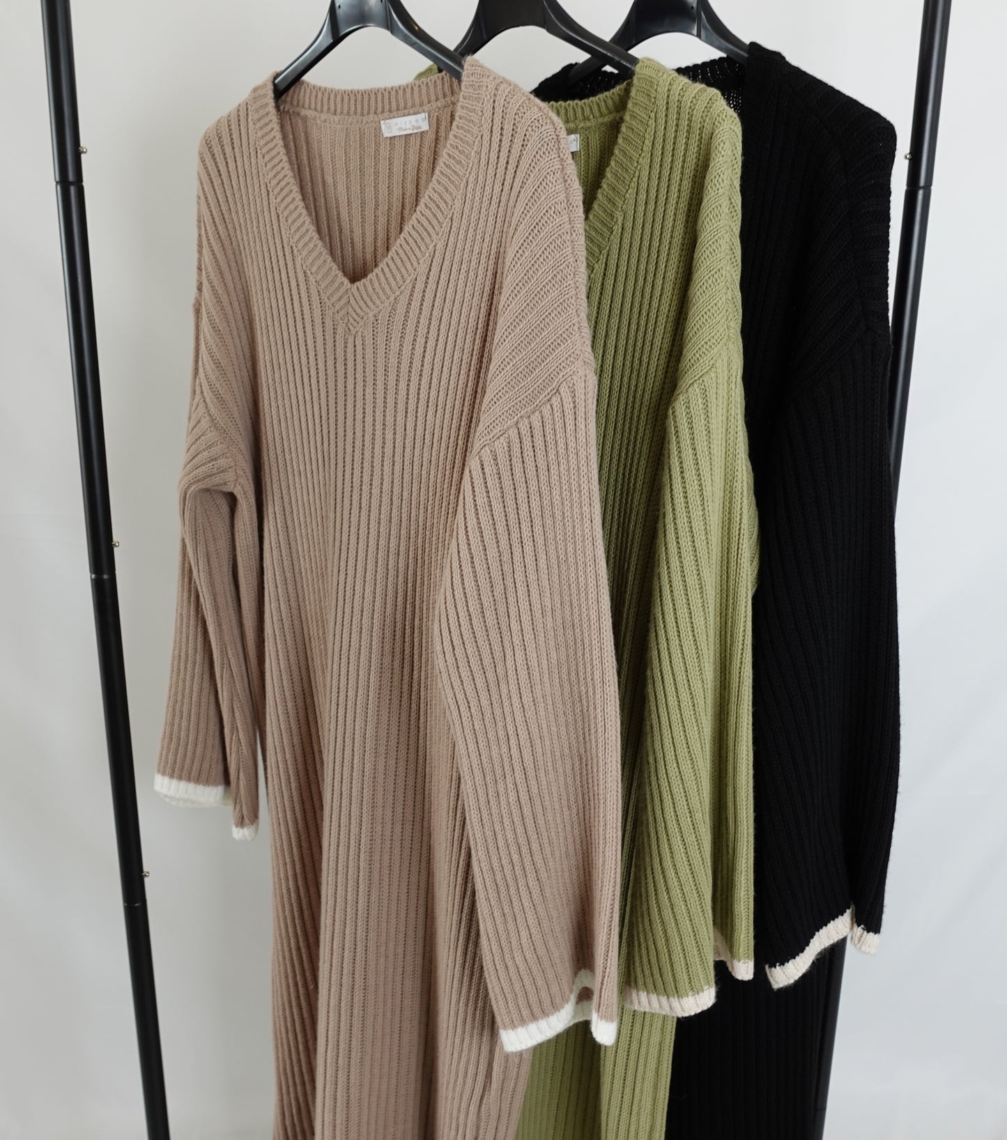 Strickkleid Luna in Taupe