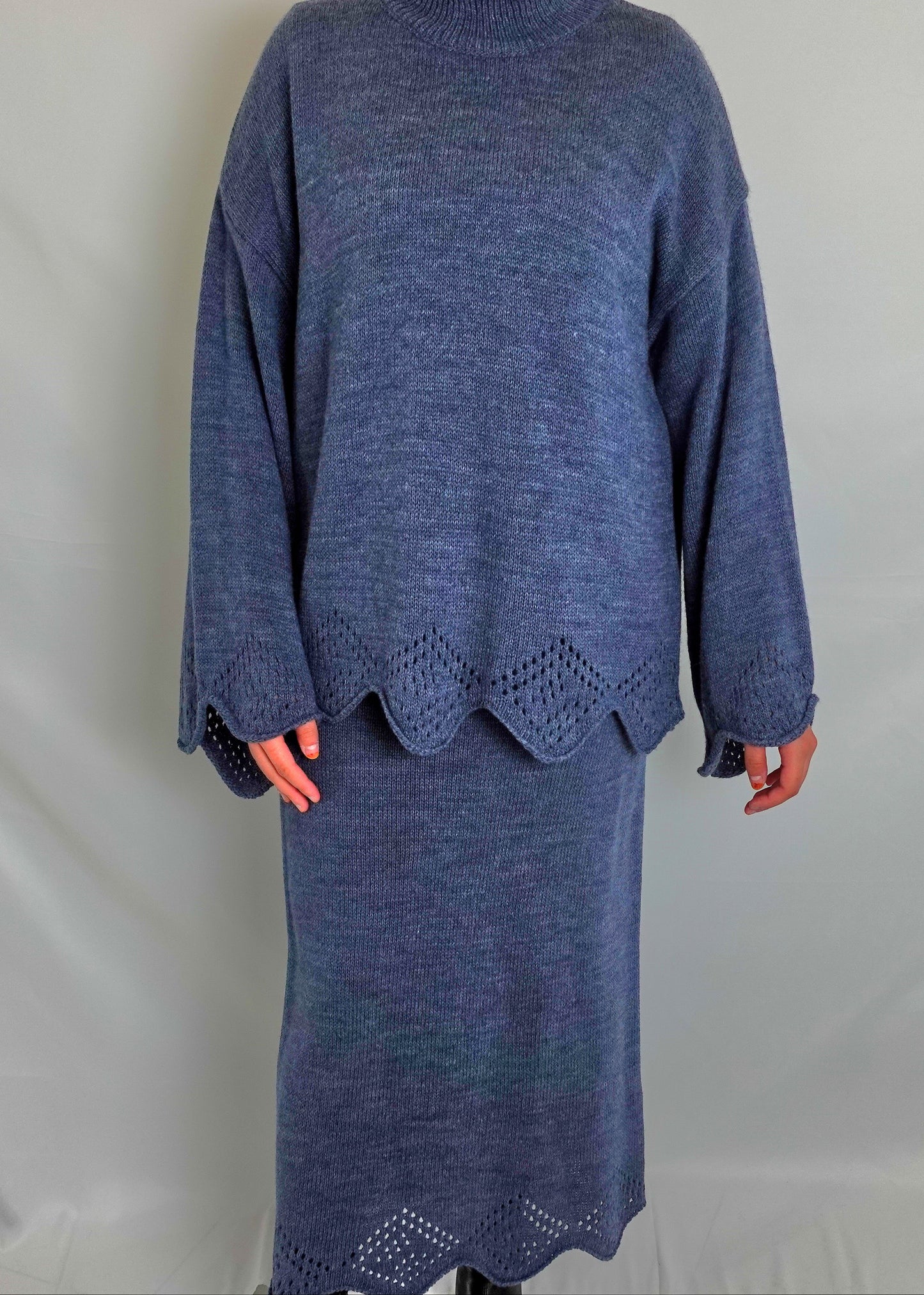 Zweiteiler Dileya in Jeansblau