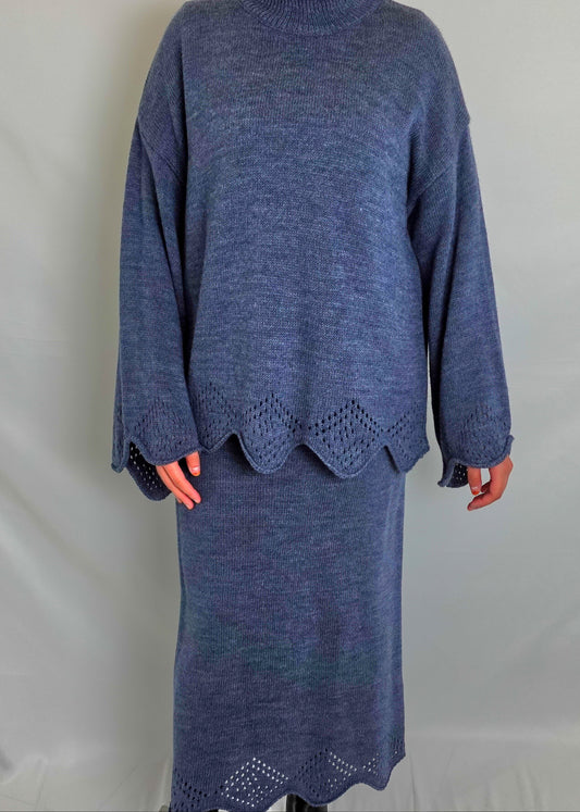 Zweiteiler Dileya in Jeansblau