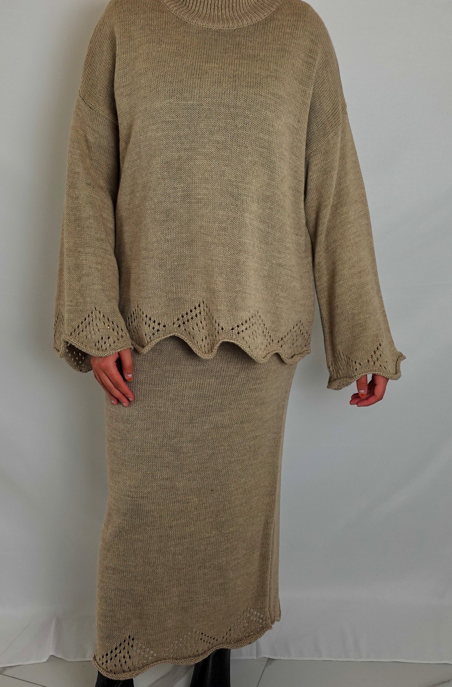 Zweiteiler Dileya in Taupe