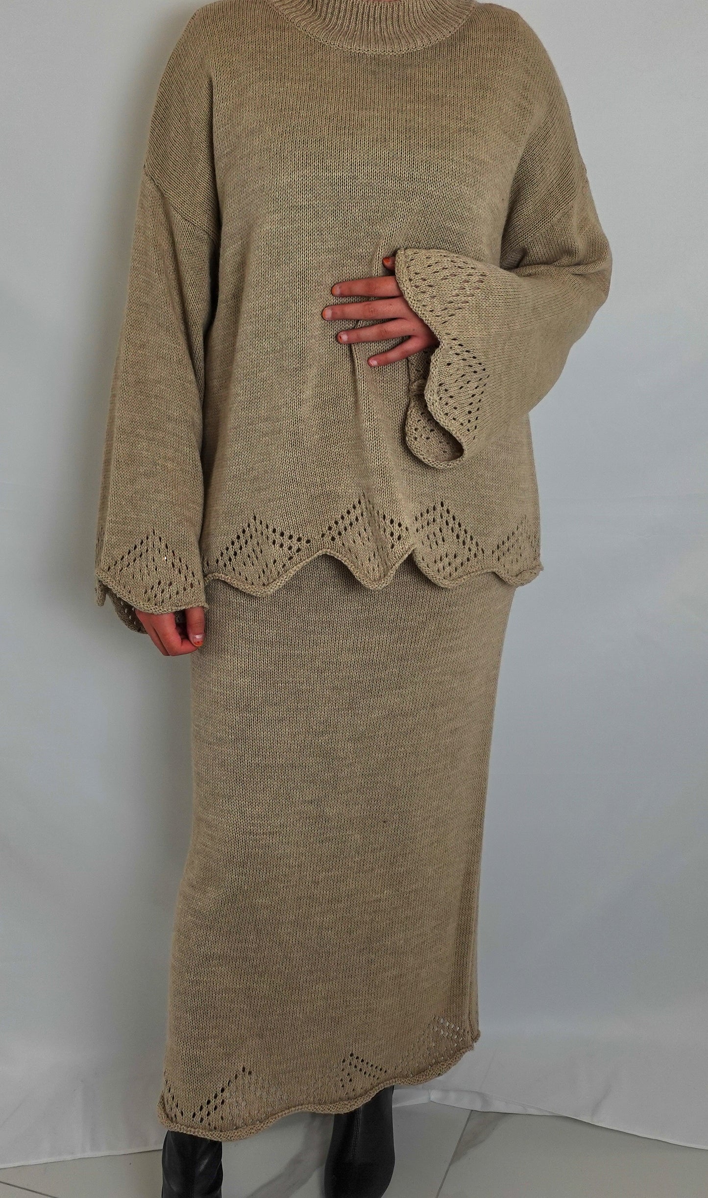 Zweiteiler Dileya in Taupe