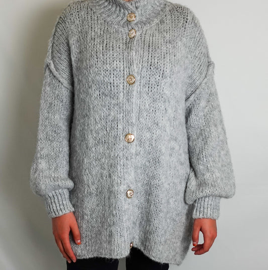 Cardigan Liona in Grau